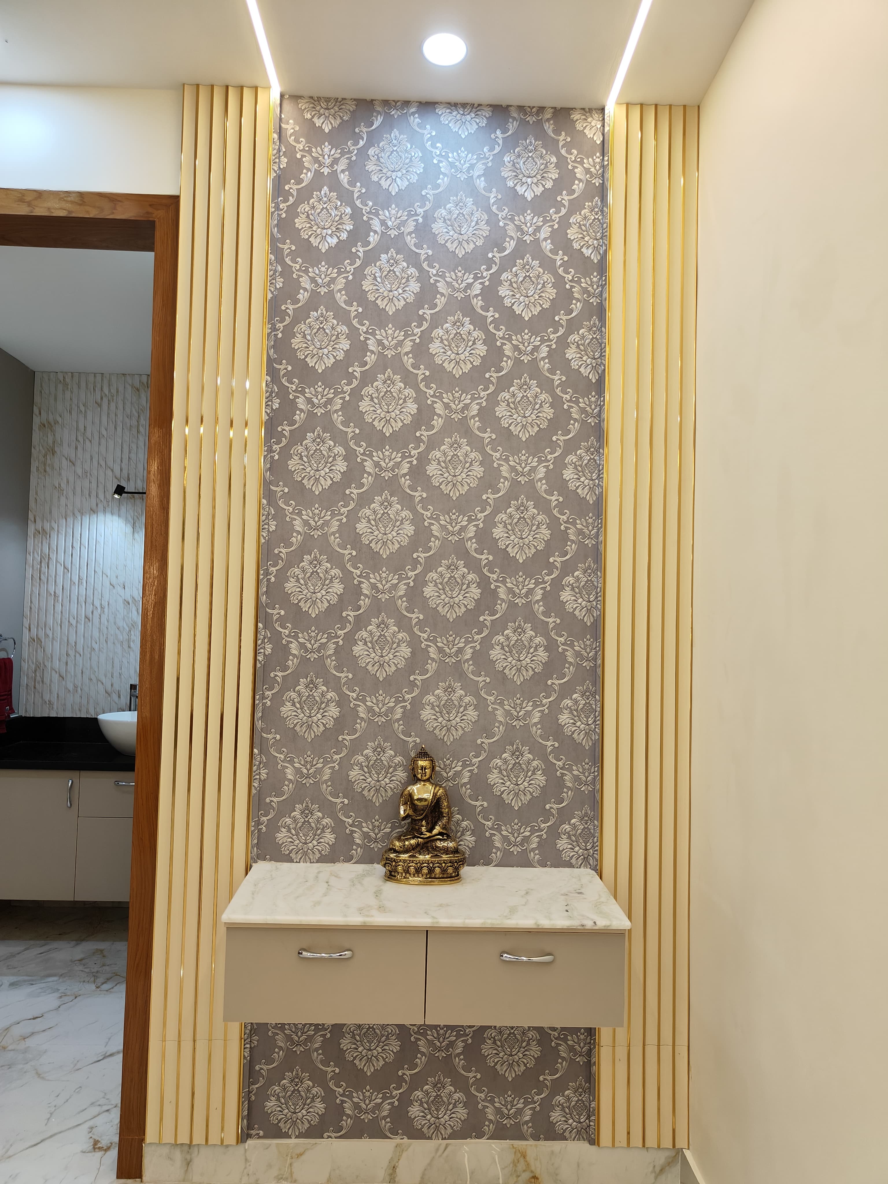 Gold Wall Niche