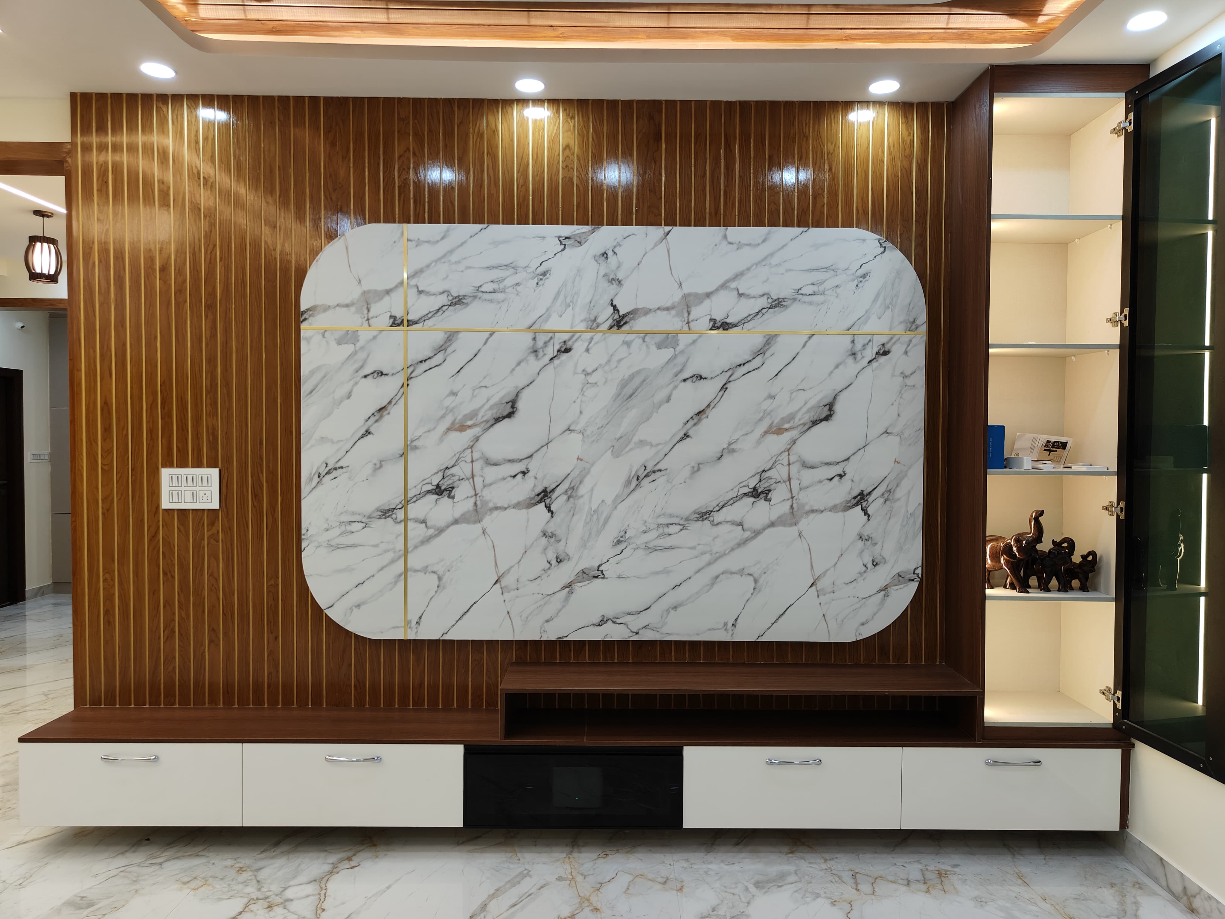 Marble TV Unit